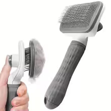 Self-Cleaning Pet Grooming Slicker Brush